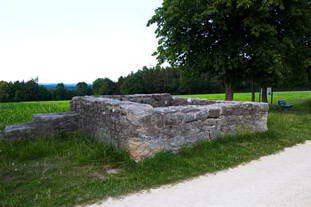 römischer Wachturm am Limes bei Theilenhofen