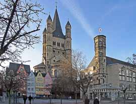römisches Badebecken Kirche Groß St. Martin