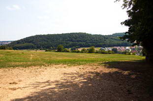 römisches Kastell Urspring im Gelände